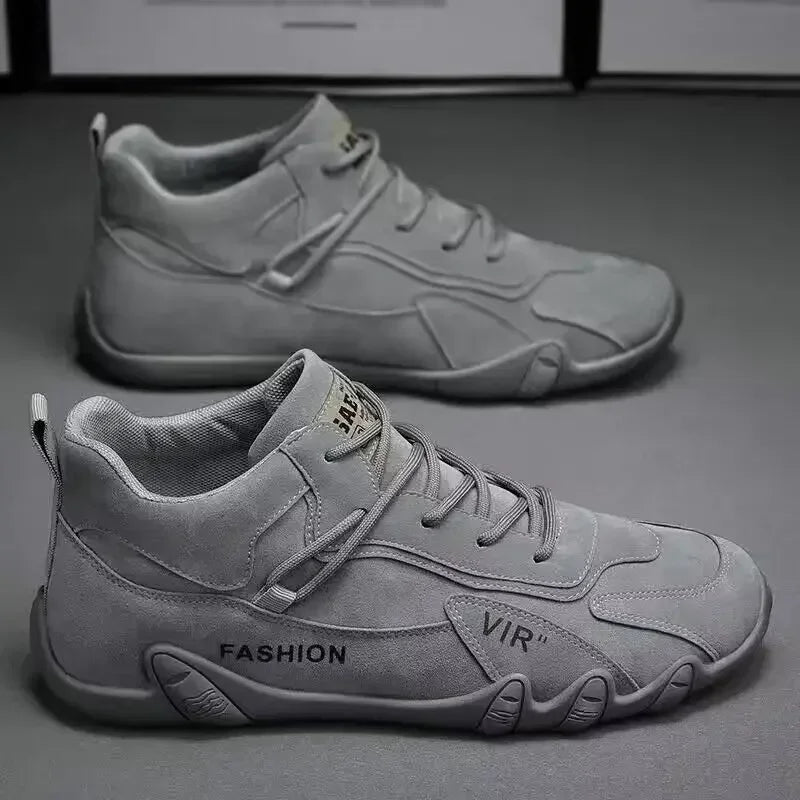 New men's breathable and anti slip work shoes, fashionable sports shoes, men's outdoor hiking and running shoes