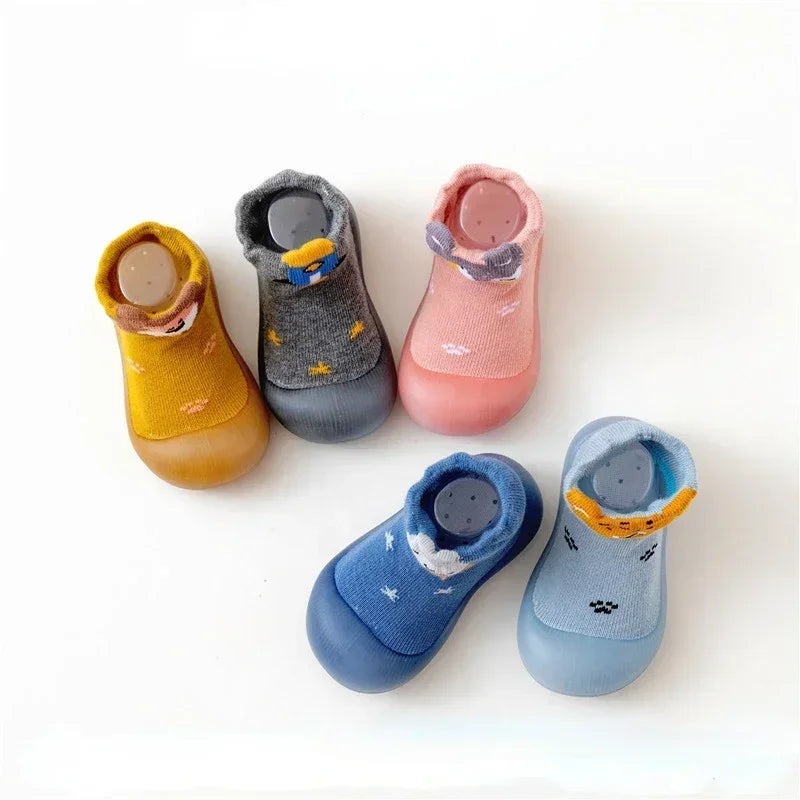 Baby toddler shoes soft sole animal non-slip baby socks shoes indoor and outdoor walking breathable shoes and socks