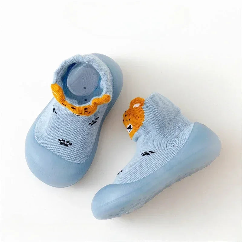 Baby toddler shoes soft sole animal non-slip baby socks shoes indoor and outdoor walking breathable shoes and socks