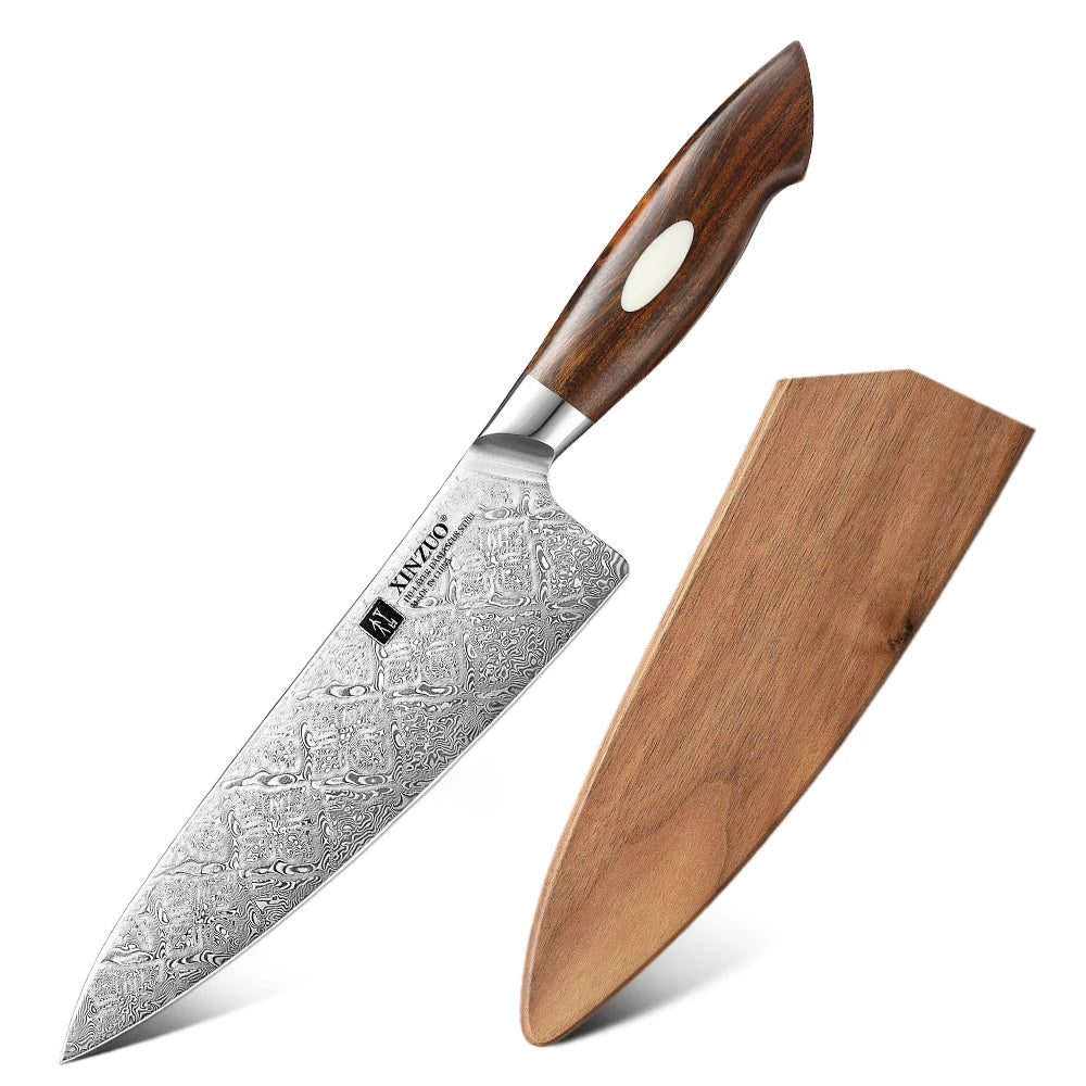 Wooden Sheath High Quality Walnut Wood Knife Cover for XINZUO Chef knife