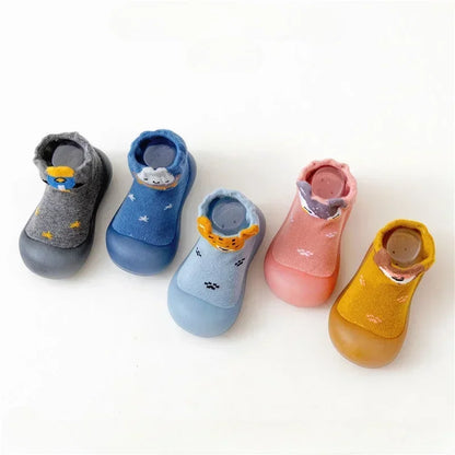 Baby toddler shoes soft sole animal non-slip baby socks shoes indoor and outdoor walking breathable shoes and socks